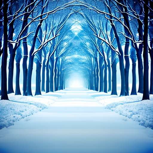 "Mystical Frozen Forest Path" Midjourney Prompt - Customizable Text-to-Image Art - Socialdraft