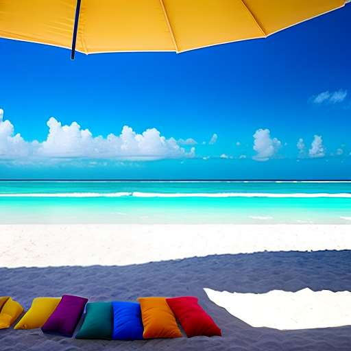 Beach Tanning Midjourney Prompt - Create Your Own Tropical Paradise Image - Socialdraft