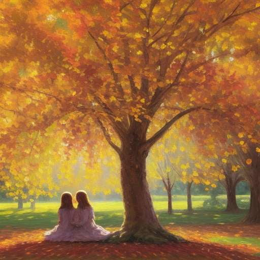 "Autumnal Girls" - Customizable Midjourney Prompt for Artistic Creations - Socialdraft