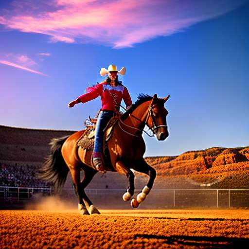 Rodeo Queen Midjourney Prompt: Create Your Own Western Masterpiece - Socialdraft