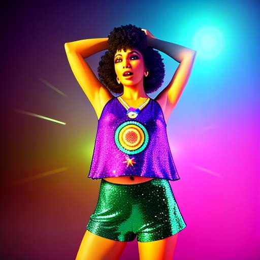 Retro Disco Nights Outfit Midjourney Prompt - Socialdraft
