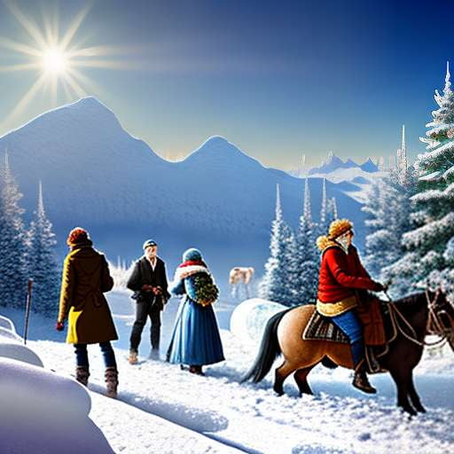 Snowy Adventures Midjourney Prompts - Customizable Winter Scenes - Socialdraft