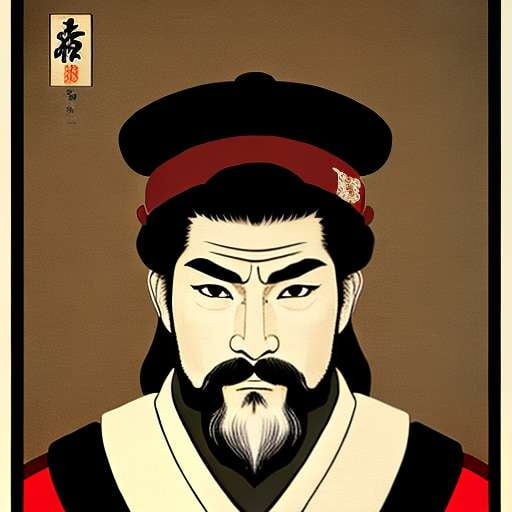 Samurai Headband Portrait Midjourney Prompt - Socialdraft