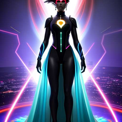 Cyber Love Goddess Gown: Customizable Midjourney Prompt for Unique Image Creation - Socialdraft