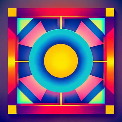 Art Deco Midjourney: Colorful Abstract Prompt Generator - Socialdraft