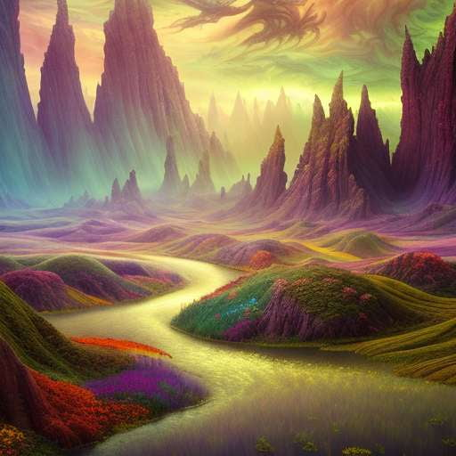 Fantasy Landscape Midjourney Prompts for Realistic Paintings - Socialdraft