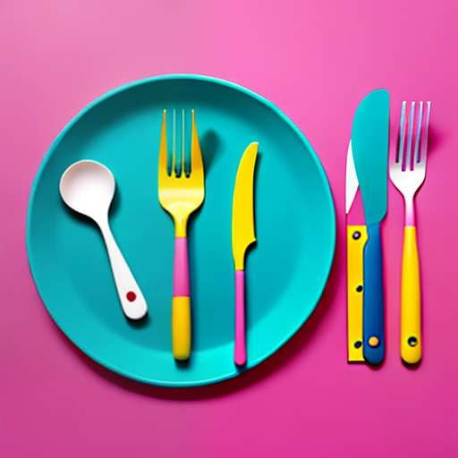 Midjourney Multi-Colored Utensil Set for Vibrant Kitchen Inspiration - Socialdraft