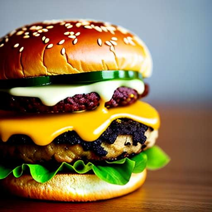 Gourmet Pretzel Bun Burger Midjourney Prompt - Socialdraft
