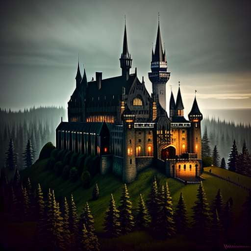 Gothic Castle Midjourney Prompts - Create Your Own Haunted Castle Art - Socialdraft