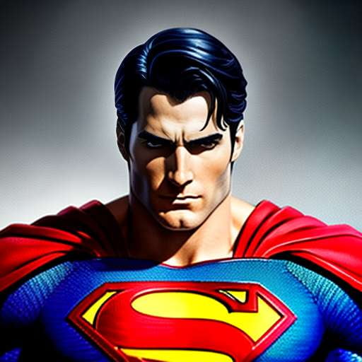 Superman Watercolor Portrait Midjourney Prompt - Socialdraft