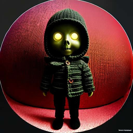 Midjourney Knitted Zombie Baby Character Prompt - Socialdraft