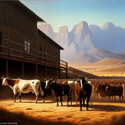 Cattle Auction - Customizable Midjourney Prompt for Image Creation - Socialdraft