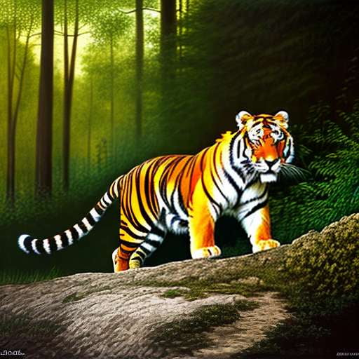 Siberian Tiger Midjourney Prompt for Unique Custom Art Creation - Socialdraft