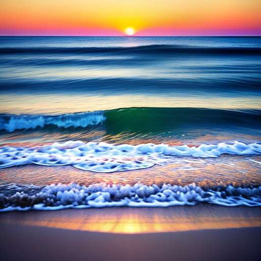 "Calming Waves" Midjourney Image Prompt for Mindful Creativity - Socialdraft