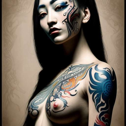 Midjourney Oriental Traditional Tattoos: Create Your Own Custom Ink Design - Socialdraft