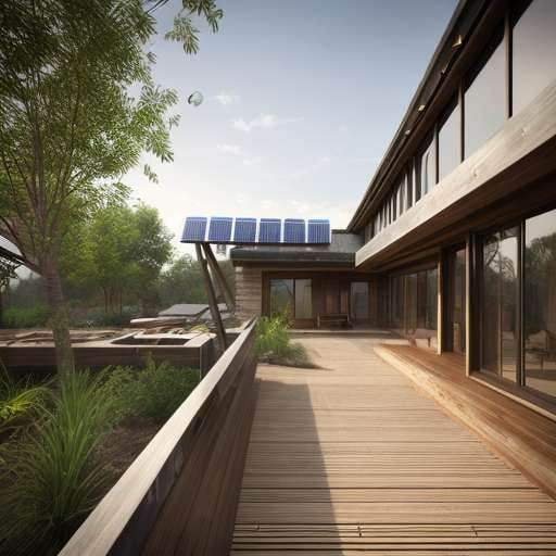 Solar Punk Architectural Villa Midjourney Prompt - Socialdraft