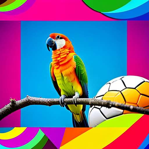 Midjourney Parrot Playing Soccer Prompt - Socialdraft
