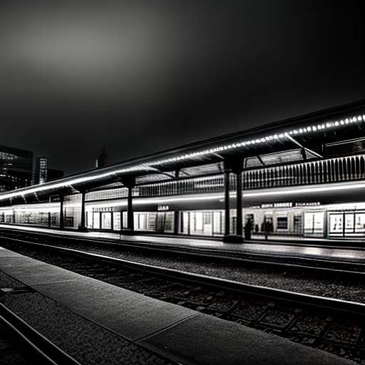 Night Train Station Midjourney Prompt – Text-to-Image Model for Unique Custom Art - Socialdraft