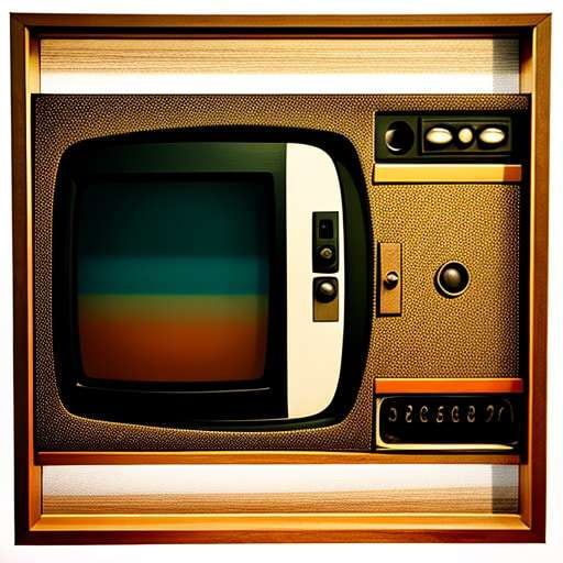 Vintage TV Collage Midjourney Prompts - Socialdraft
