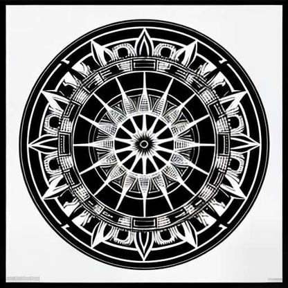 Art Deco Mandala Midjourney Prompt - Create Your Own Unique Mandala Art - Socialdraft