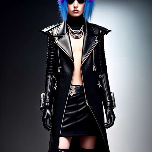 "Cyberpunk Chic" Midjourney Prompt for Fashion Design - Socialdraft