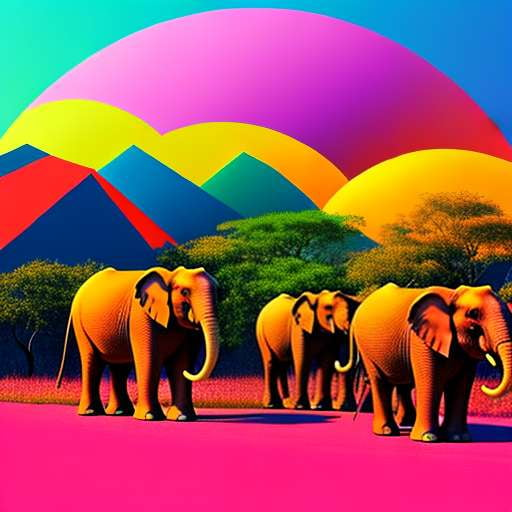 Elephant Parade Midjourney Creation: Customizable Text-to-Image Prompt - Socialdraft