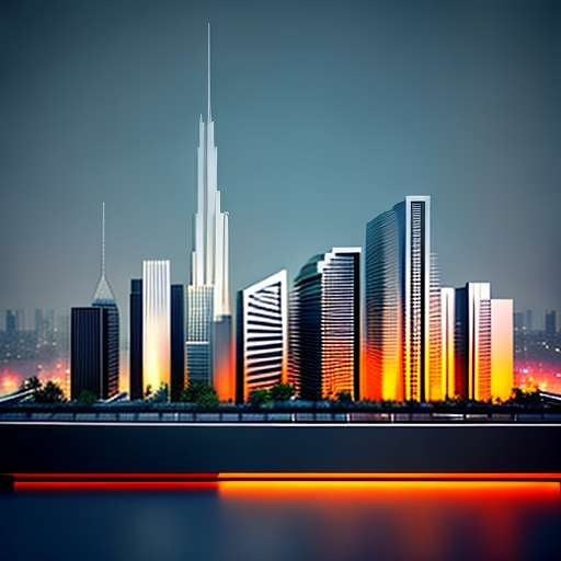"Customizable Abstract Cityscape Midjourney Prompt: Create Your Own Cityscape Masterpiece" - Socialdraft