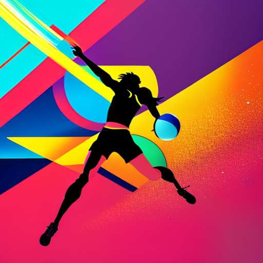 Midjourney Dropshot Volley Prompt - Create Your Own Unique Tennis Art! - Socialdraft