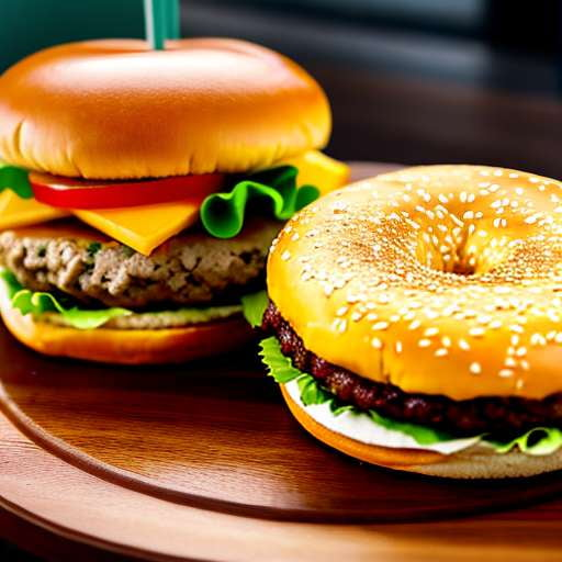Philly Cheese Pretzel Bun Burger Midjourney Masterpiece - Socialdraft