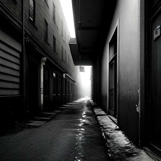 Shadowy City Alleyway Midjourney Prompt - Create Your Own Dark Urban Scene - Socialdraft