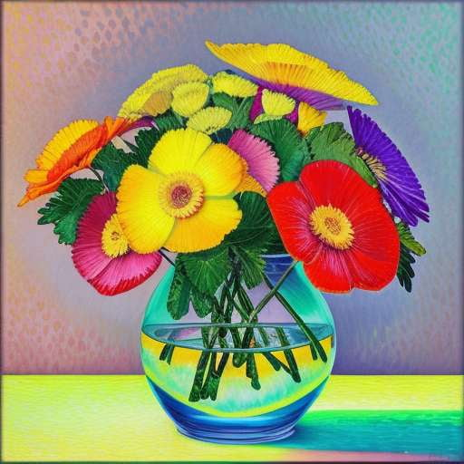 Vibrant Flower Midjourney Prompts - Photorealistic Design for Painting & Drawing - Socialdraft