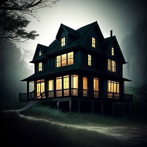Haunted House of Horrors Midjourney Prompt - Socialdraft