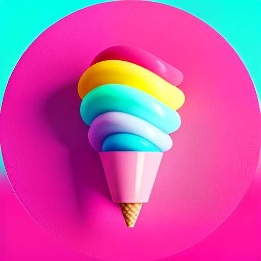 Bubblegum Frozen Yogurt Midjourney Prompt - Customizable Image Generator - Socialdraft