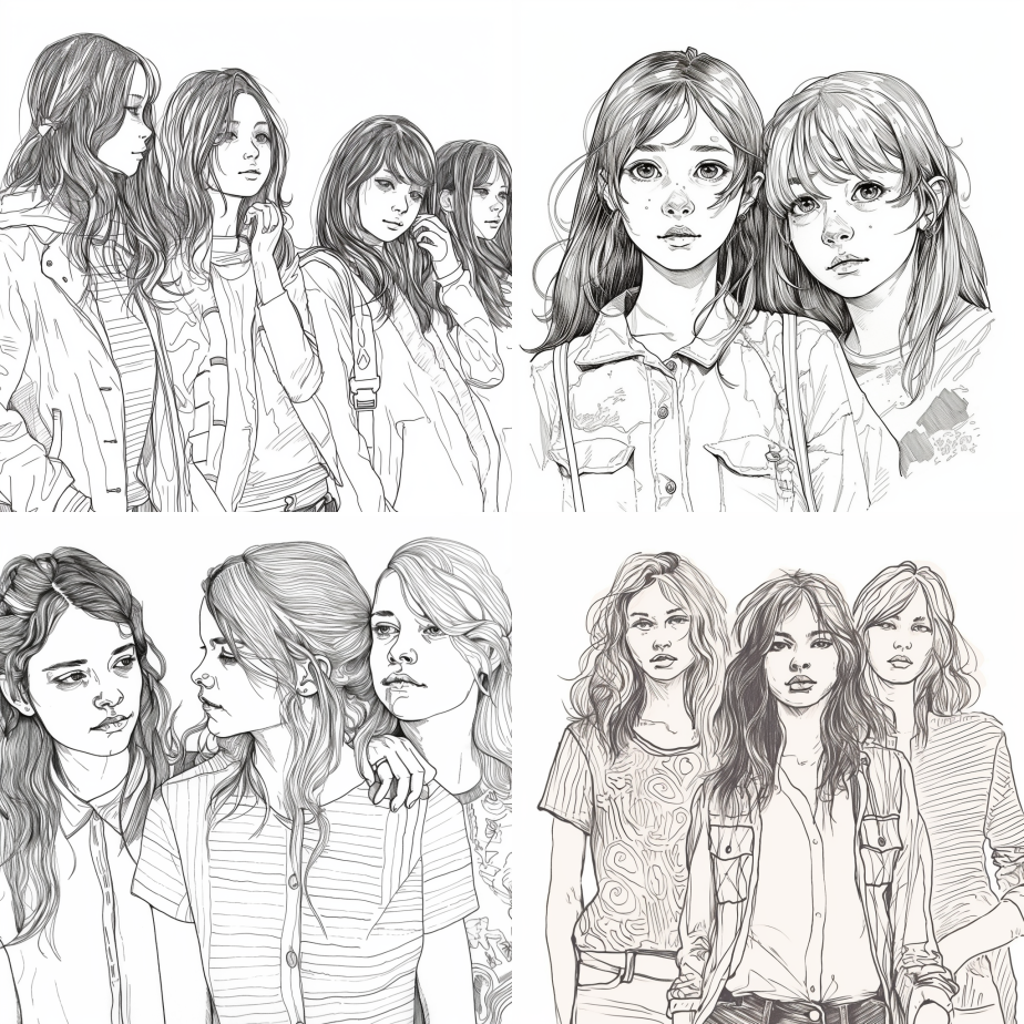 Drawings Of Girls