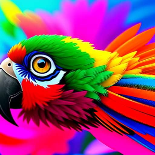 Parrot And Fish Midjourney Prompt: Create Your Own Colorful Avian Aquatic Scene - Socialdraft