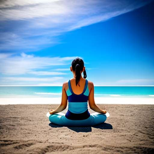 Seaside Yoga Midjourney Prompt for Custom Image Generation - Socialdraft