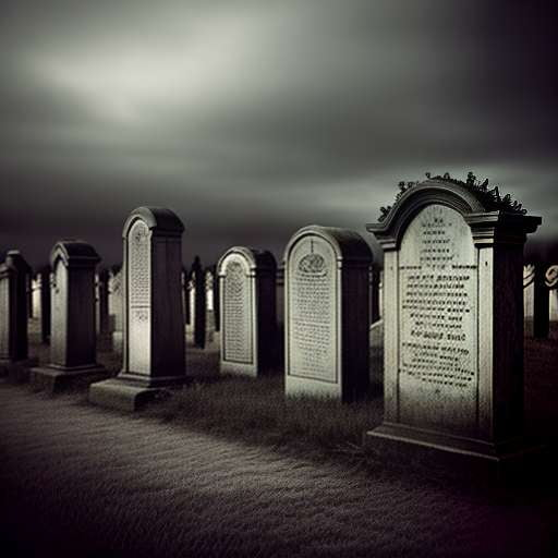 Eerie Grave Site Midjourney Prompt - Socialdraft