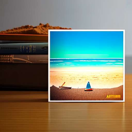 "Beach Bonfire" Midjourney Coaster Prompt - Customizable Image Generation - Socialdraft
