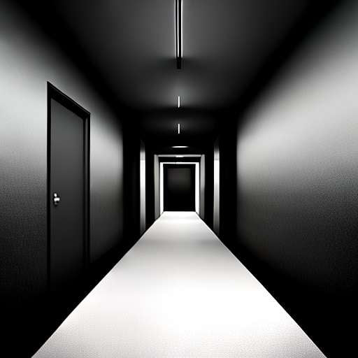 Black Corridor Midjourney Prompts - Unique Customizable Text-to-Image Art - Socialdraft
