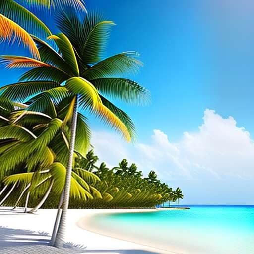 Island Getaway 3D Icons - Midjourney Image Generator - Socialdraft