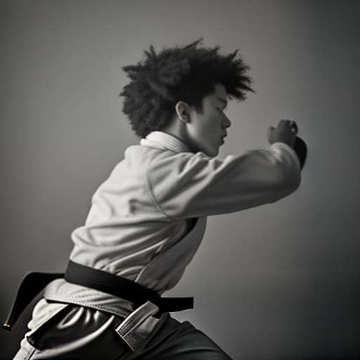 Chalkboard Judo Image Generation Midjourney Prompt - Socialdraft