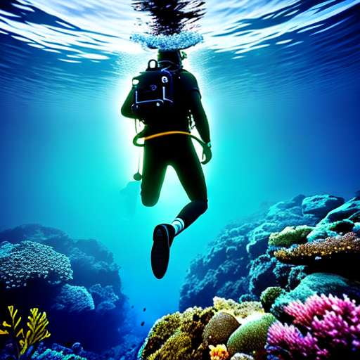 Fjord Scuba Diving - Customizable Midjourney Image Prompt - Socialdraft