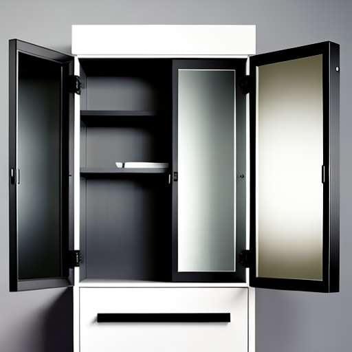 "Mirrored Medicine Cabinet" Midjourney Prompt for Custom DIY Design - Socialdraft