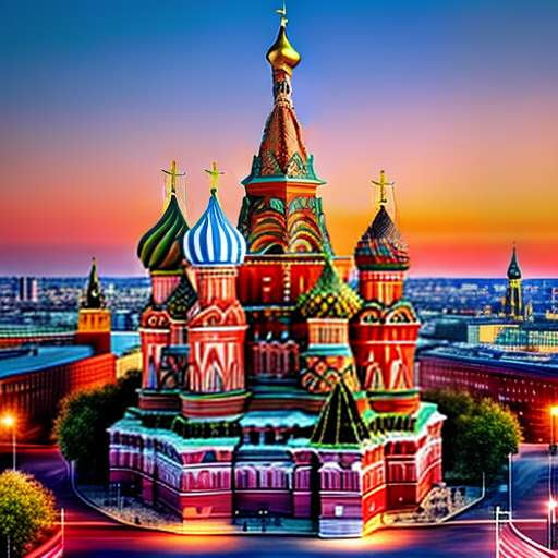 "Create Your Own Moscow Cityscape: Midjourney Prompt for Image Generation" - Socialdraft