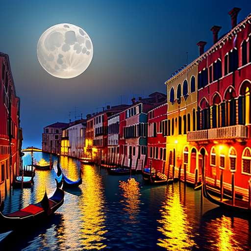 Venetian Moonlight Magic Midjourney Prompt - Text-to-Image Generator - Socialdraft