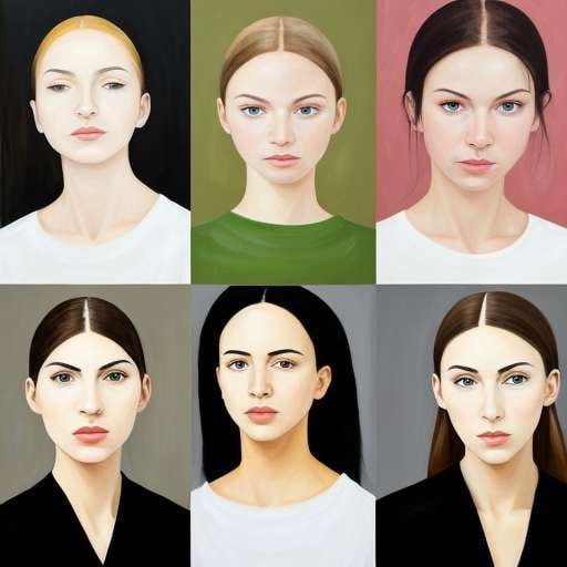 Contemporary Painted Portraits - Custom Midjourney Prompts - Socialdraft