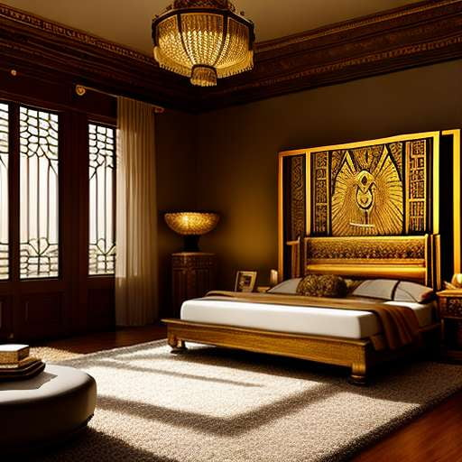 Egyptian Bedroom Midjourney Prompt: Create Your Own Pharaonic Sanctuary - Socialdraft
