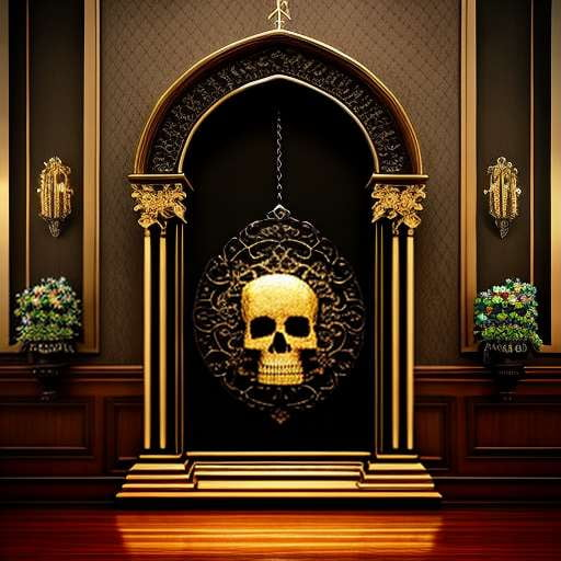 Gothic Foyer Interiors - Customizable Midjourney Prompts - Socialdraft