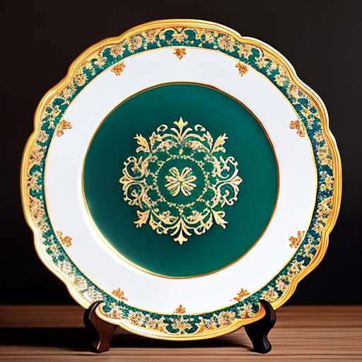 Renaissance Fine China Plate Midjourney Prompt - Create Authentic Vintage Masterpieces - Socialdraft