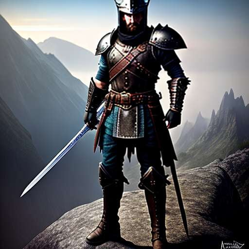 Fantasy Warrior Image Generator Midjourney Prompt - Socialdraft